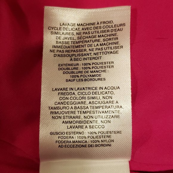 Columbia Girl's Pink Blue Grey Camo Print White Polka Dot Hooded Fleece Jacket L - Picture 4 of 12